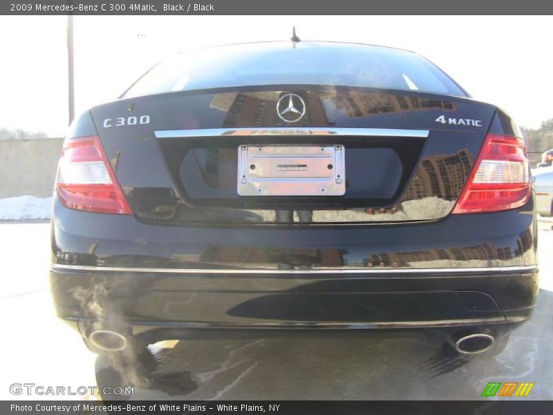 Black / Black 2009 Mercedes-Benz C 300 4Matic