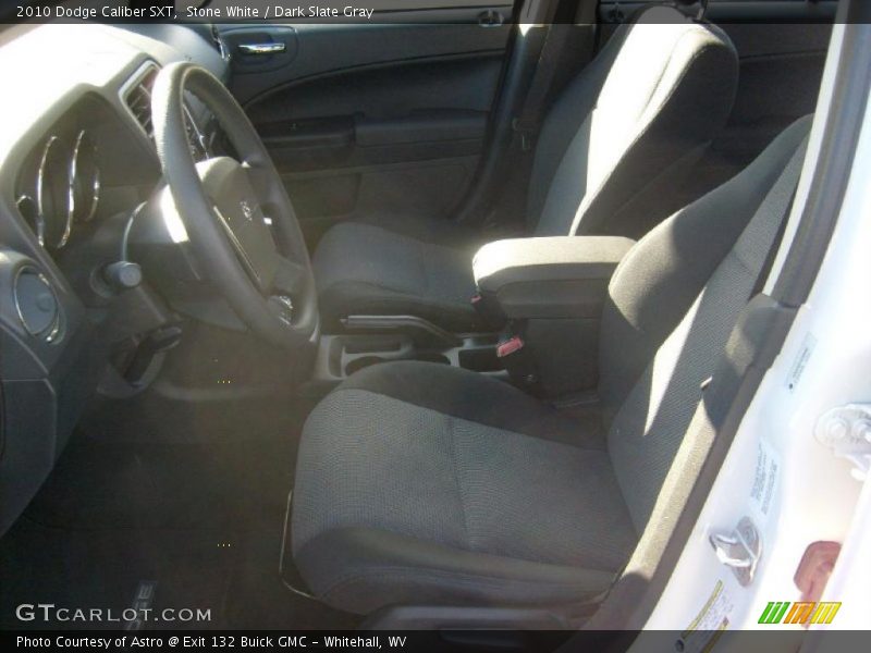 Stone White / Dark Slate Gray 2010 Dodge Caliber SXT