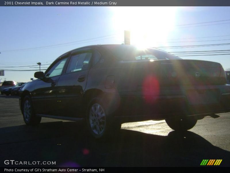 Dark Carmine Red Metallic / Medium Gray 2001 Chevrolet Impala