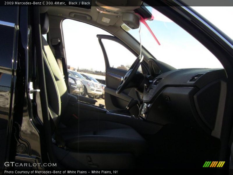 Black / Black 2009 Mercedes-Benz C 300 4Matic