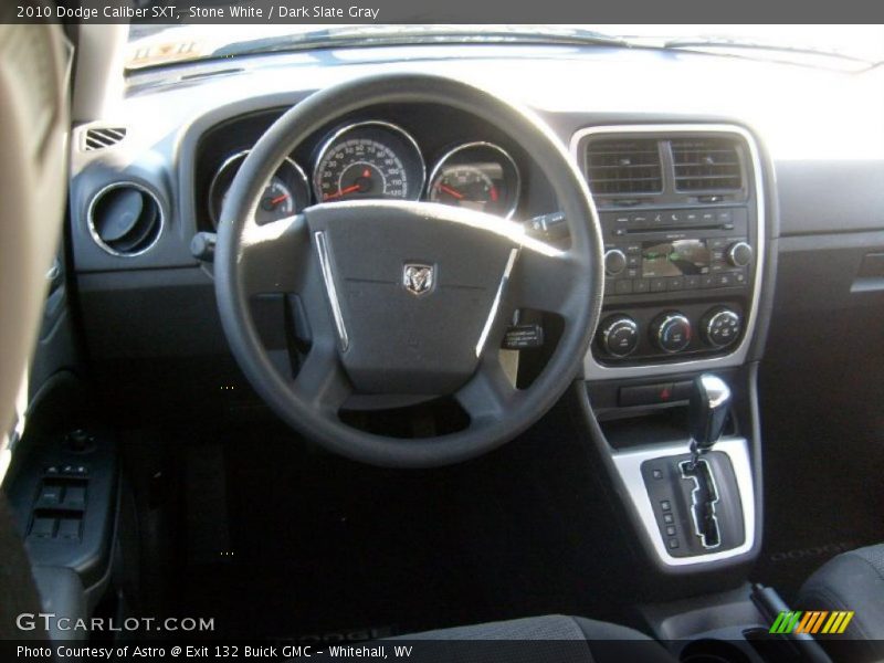 Stone White / Dark Slate Gray 2010 Dodge Caliber SXT
