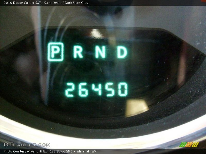 Stone White / Dark Slate Gray 2010 Dodge Caliber SXT