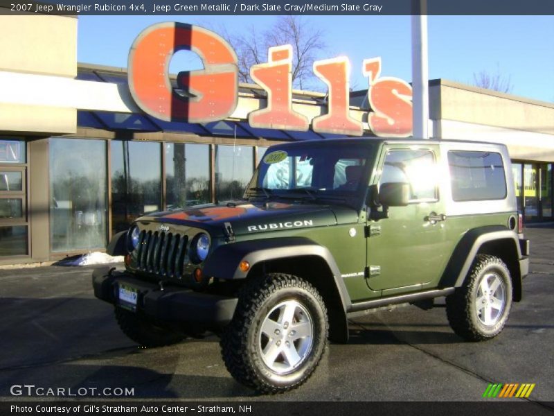 Jeep Green Metallic / Dark Slate Gray/Medium Slate Gray 2007 Jeep Wrangler Rubicon 4x4