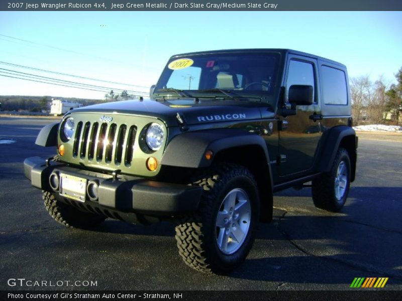 Jeep Green Metallic / Dark Slate Gray/Medium Slate Gray 2007 Jeep Wrangler Rubicon 4x4