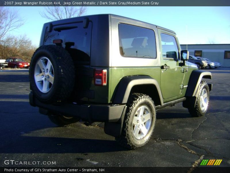 Jeep Green Metallic / Dark Slate Gray/Medium Slate Gray 2007 Jeep Wrangler Rubicon 4x4