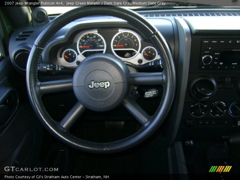 Jeep Green Metallic / Dark Slate Gray/Medium Slate Gray 2007 Jeep Wrangler Rubicon 4x4