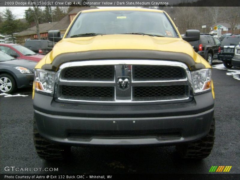 Detonator Yellow / Dark Slate/Medium Graystone 2009 Dodge Ram 1500 SLT Crew Cab 4x4