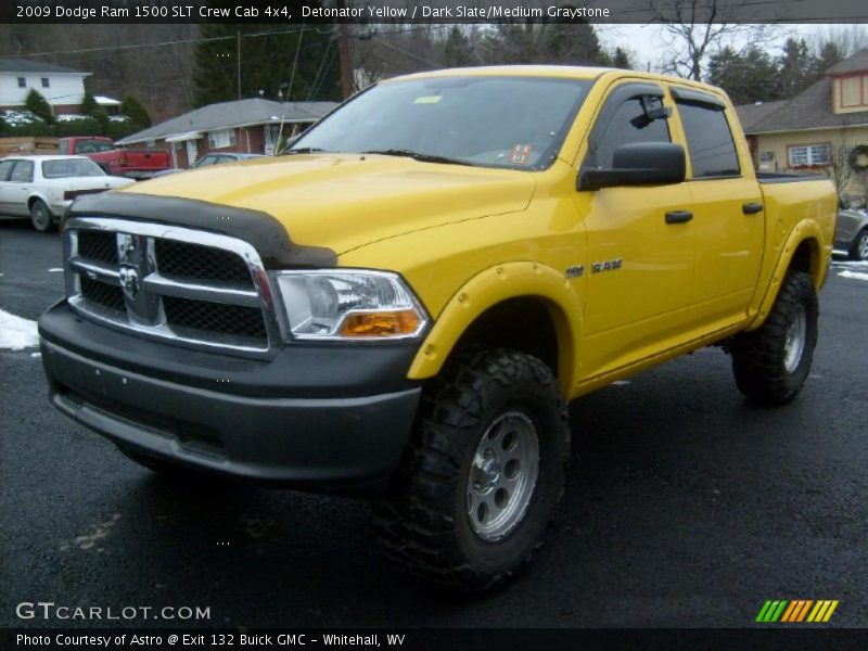 Detonator Yellow / Dark Slate/Medium Graystone 2009 Dodge Ram 1500 SLT Crew Cab 4x4