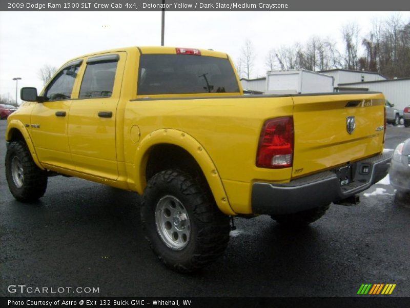 Detonator Yellow / Dark Slate/Medium Graystone 2009 Dodge Ram 1500 SLT Crew Cab 4x4