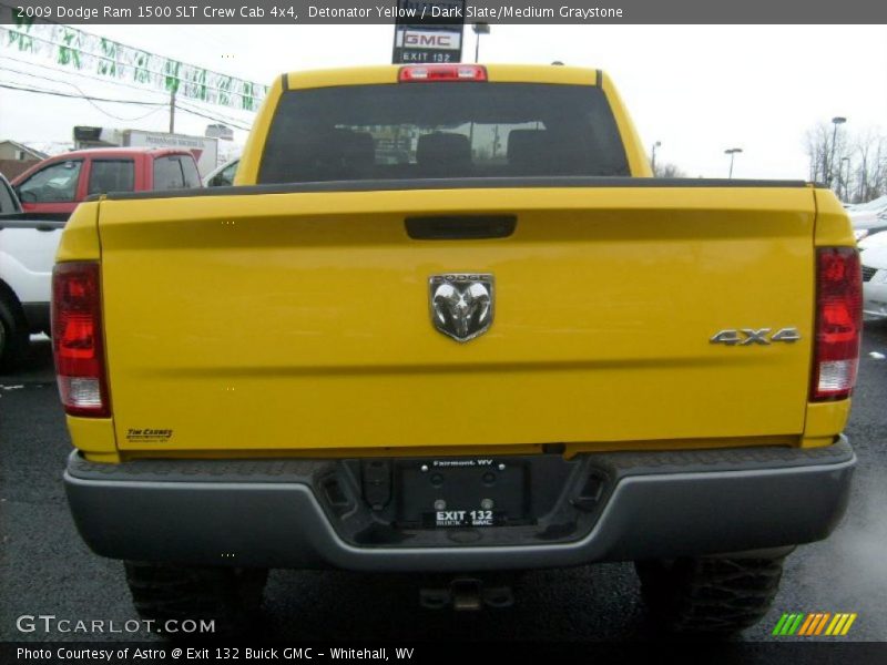 Detonator Yellow / Dark Slate/Medium Graystone 2009 Dodge Ram 1500 SLT Crew Cab 4x4