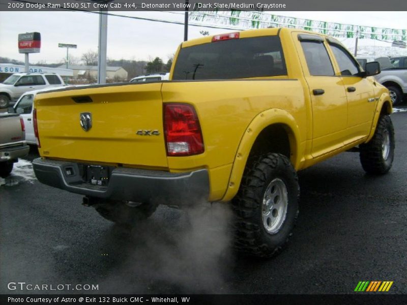 Detonator Yellow / Dark Slate/Medium Graystone 2009 Dodge Ram 1500 SLT Crew Cab 4x4