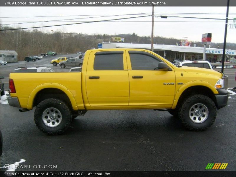 Detonator Yellow / Dark Slate/Medium Graystone 2009 Dodge Ram 1500 SLT Crew Cab 4x4