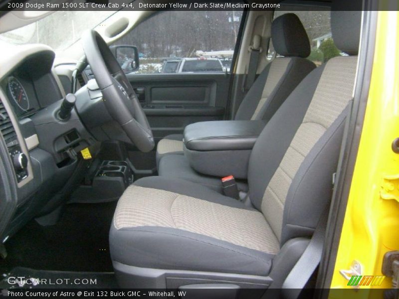 Detonator Yellow / Dark Slate/Medium Graystone 2009 Dodge Ram 1500 SLT Crew Cab 4x4