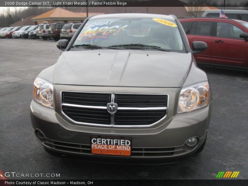 Light Khaki Metallic / Pastel Pebble Beige 2008 Dodge Caliber SXT