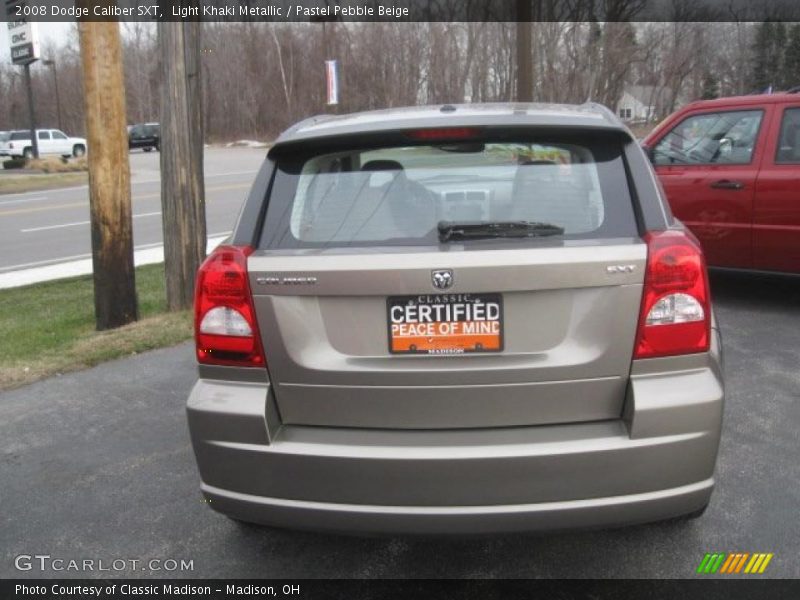 Light Khaki Metallic / Pastel Pebble Beige 2008 Dodge Caliber SXT