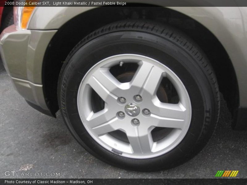 Light Khaki Metallic / Pastel Pebble Beige 2008 Dodge Caliber SXT
