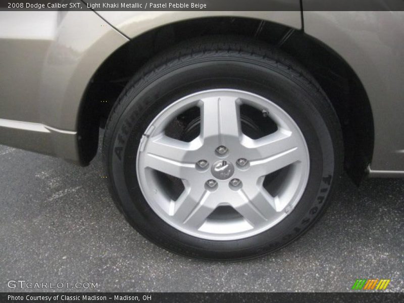 Light Khaki Metallic / Pastel Pebble Beige 2008 Dodge Caliber SXT