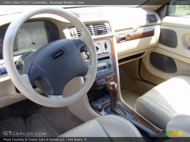Moondust Metallic / Gray 2001 Volvo C70 LT Convertible