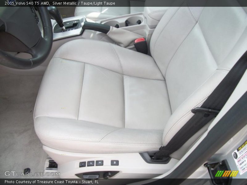  2005 S40 T5 AWD Taupe/Light Taupe Interior