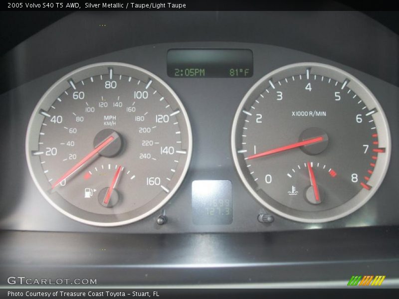  2005 S40 T5 AWD T5 AWD Gauges
