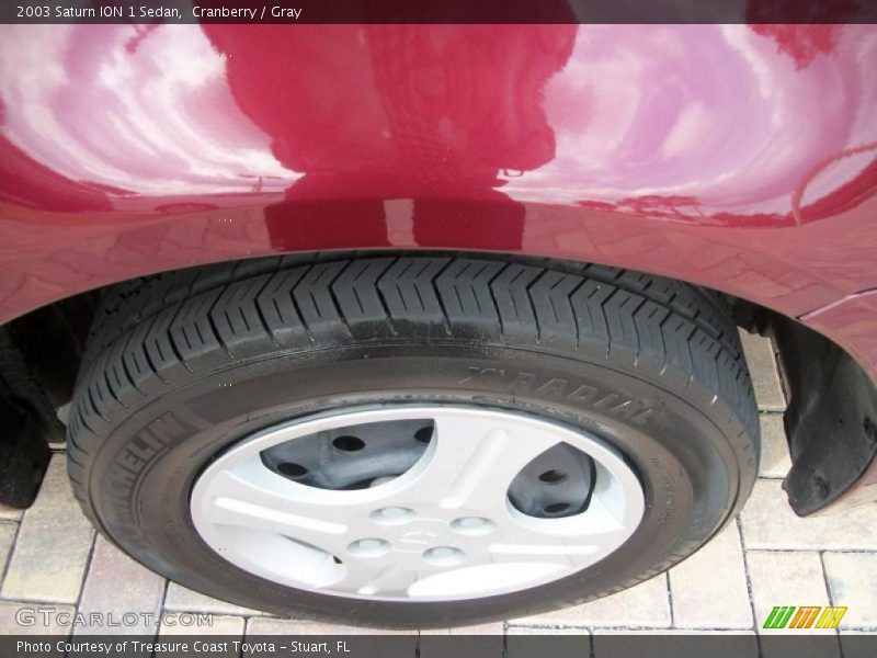 Cranberry / Gray 2003 Saturn ION 1 Sedan