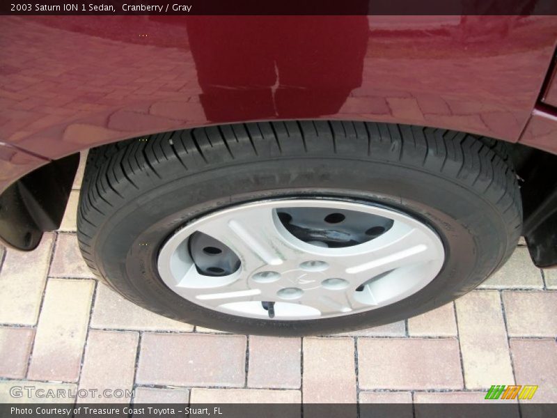 Cranberry / Gray 2003 Saturn ION 1 Sedan