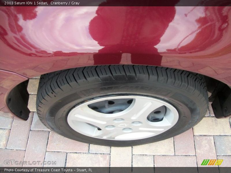 Cranberry / Gray 2003 Saturn ION 1 Sedan