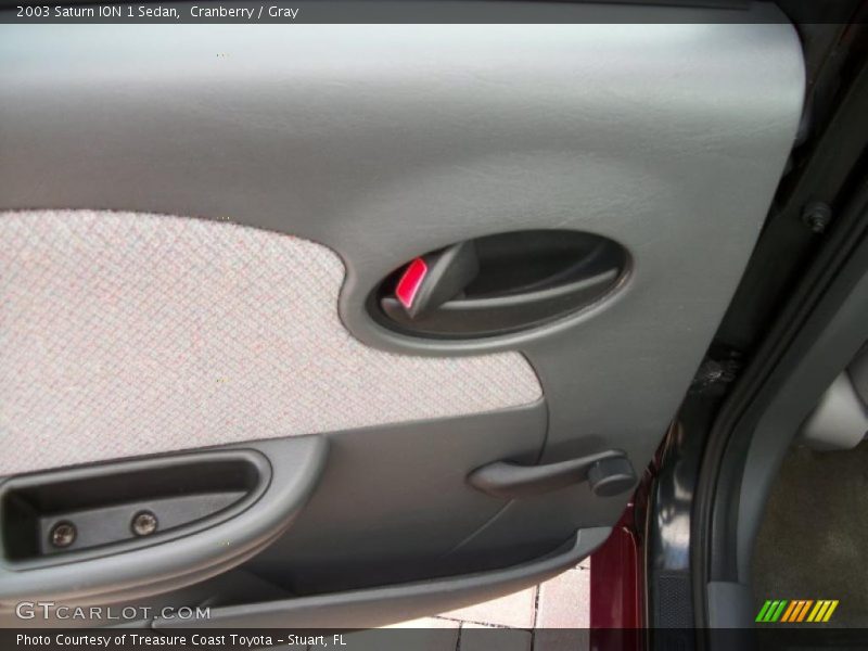 Cranberry / Gray 2003 Saturn ION 1 Sedan