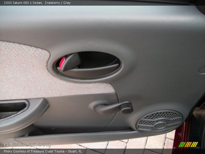 Cranberry / Gray 2003 Saturn ION 1 Sedan