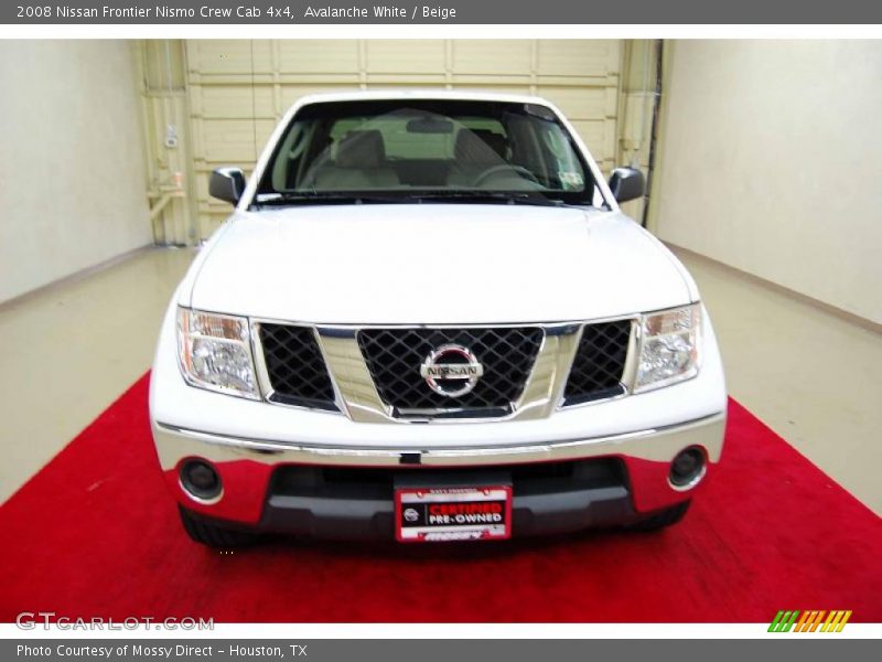 Avalanche White / Beige 2008 Nissan Frontier Nismo Crew Cab 4x4