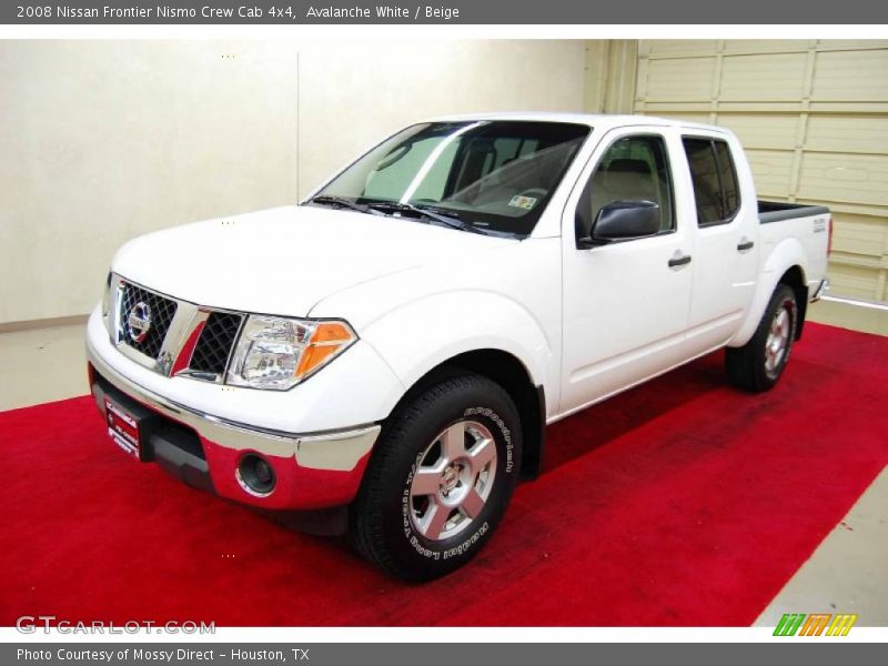 Avalanche White / Beige 2008 Nissan Frontier Nismo Crew Cab 4x4