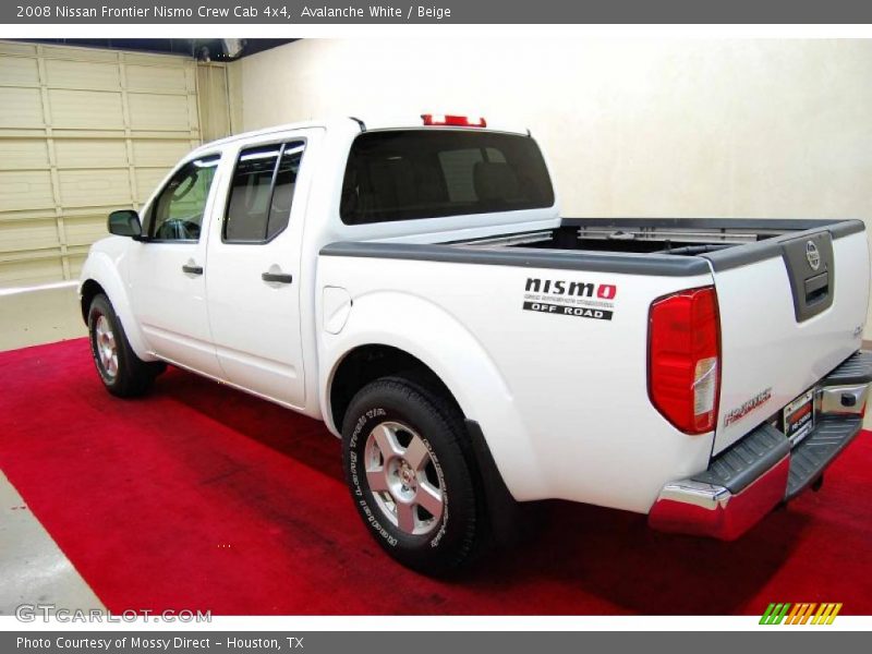 Avalanche White / Beige 2008 Nissan Frontier Nismo Crew Cab 4x4
