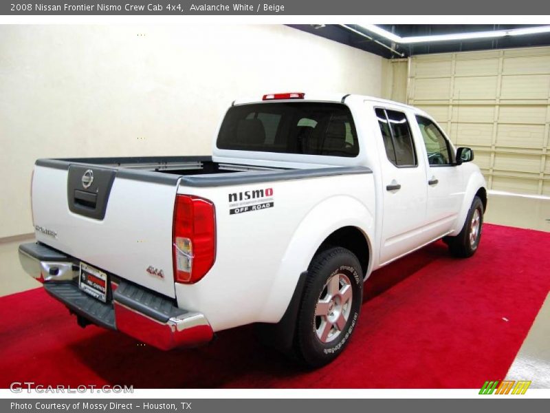 Avalanche White / Beige 2008 Nissan Frontier Nismo Crew Cab 4x4