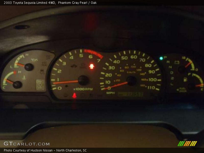 Phantom Gray Pearl / Oak 2003 Toyota Sequoia Limited 4WD