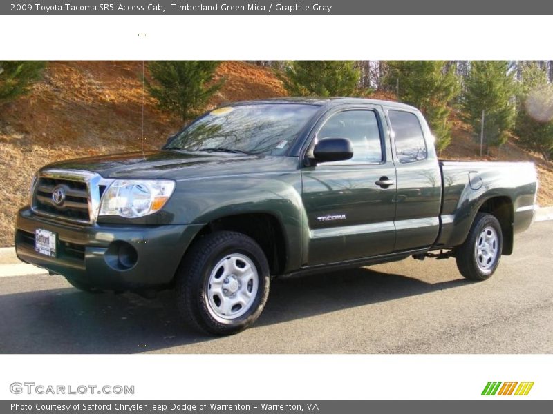 Timberland Green Mica / Graphite Gray 2009 Toyota Tacoma SR5 Access Cab