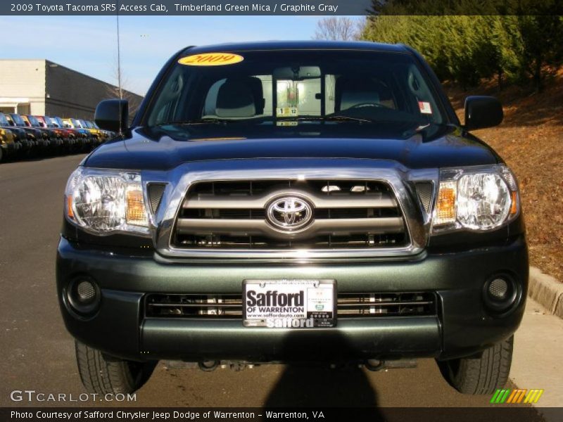Timberland Green Mica / Graphite Gray 2009 Toyota Tacoma SR5 Access Cab