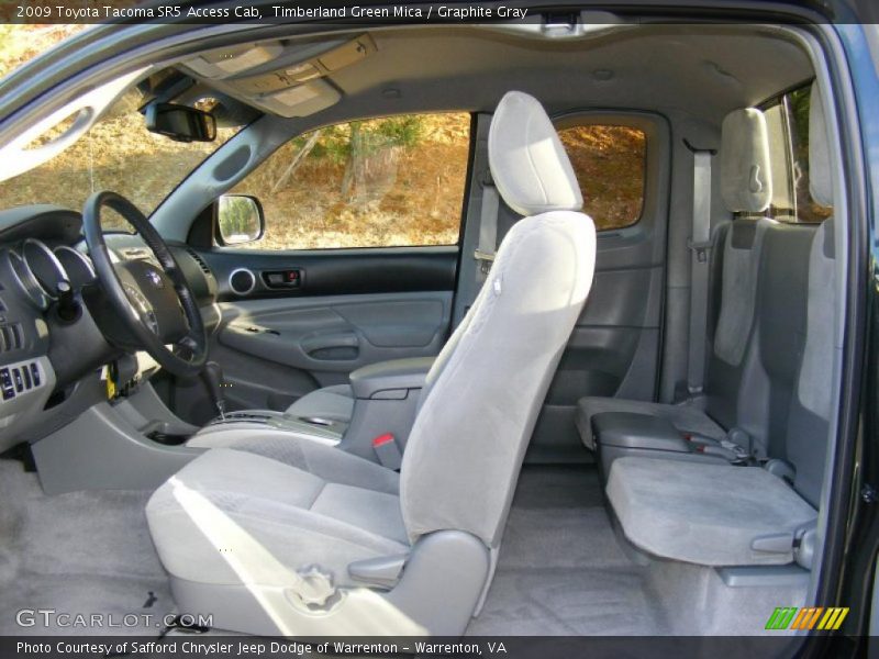 2009 Tacoma SR5 Access Cab Graphite Gray Interior