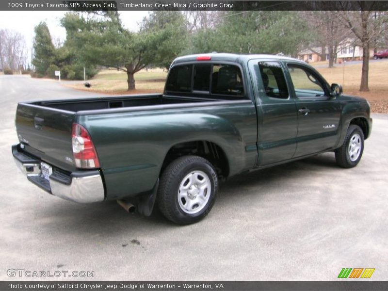 Timberland Green Mica / Graphite Gray 2009 Toyota Tacoma SR5 Access Cab