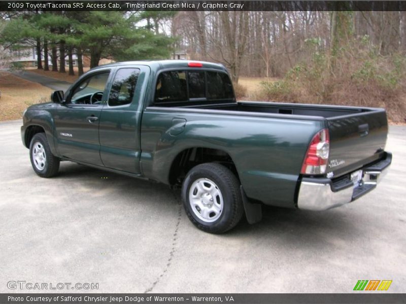 Timberland Green Mica / Graphite Gray 2009 Toyota Tacoma SR5 Access Cab