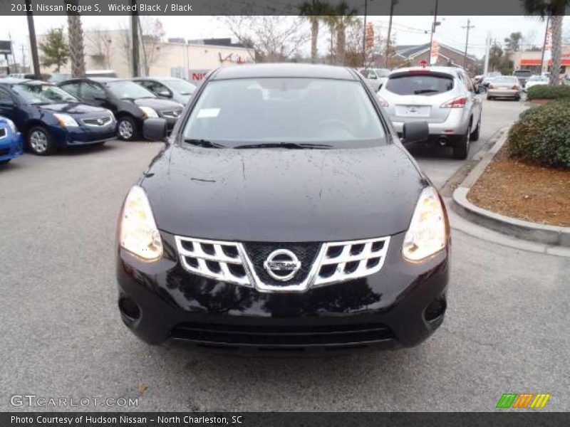 Wicked Black / Black 2011 Nissan Rogue S