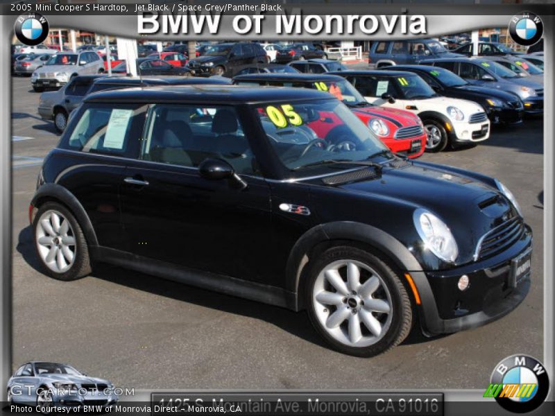 Jet Black / Space Grey/Panther Black 2005 Mini Cooper S Hardtop