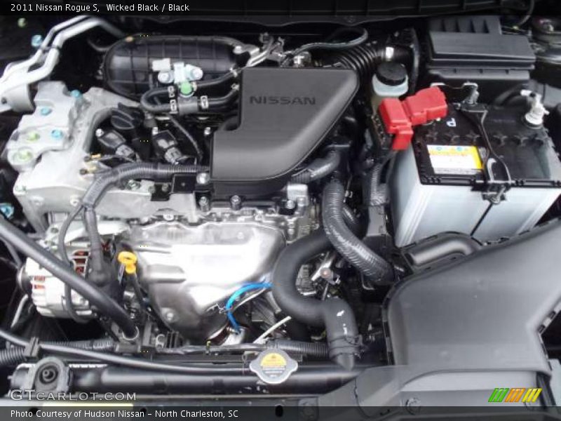 Wicked Black / Black 2011 Nissan Rogue S