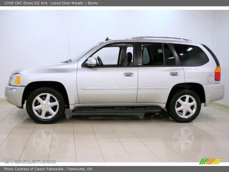 Liquid Silver Metallic / Ebony 2008 GMC Envoy SLE 4x4