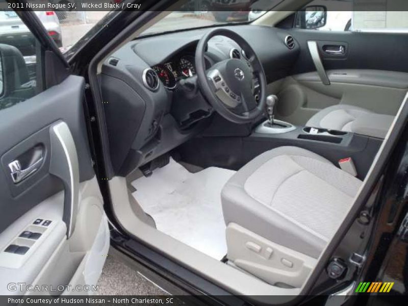 Wicked Black / Gray 2011 Nissan Rogue SV