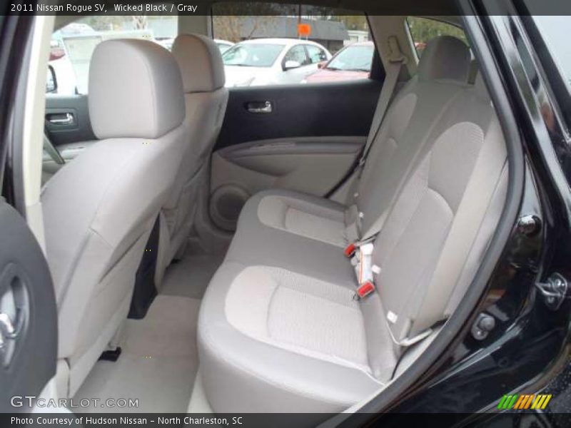Wicked Black / Gray 2011 Nissan Rogue SV