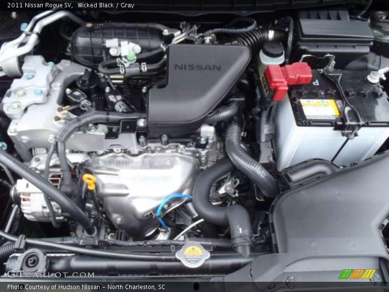 Wicked Black / Gray 2011 Nissan Rogue SV