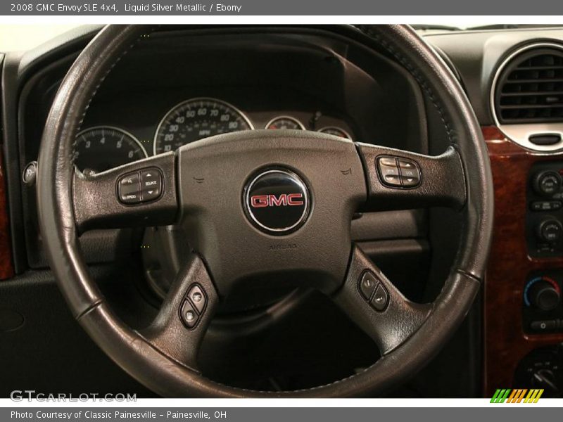 Liquid Silver Metallic / Ebony 2008 GMC Envoy SLE 4x4