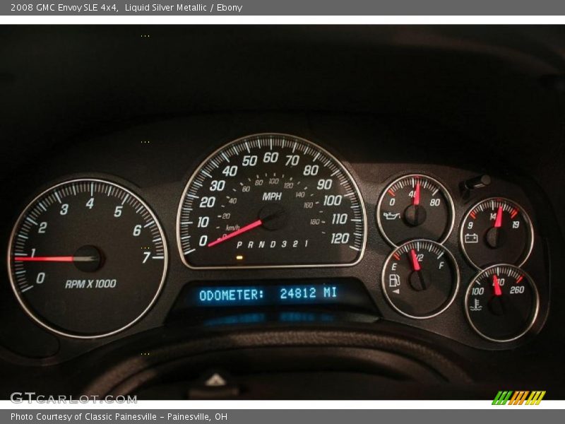 Liquid Silver Metallic / Ebony 2008 GMC Envoy SLE 4x4