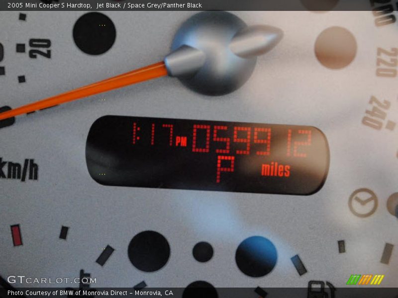 Jet Black / Space Grey/Panther Black 2005 Mini Cooper S Hardtop