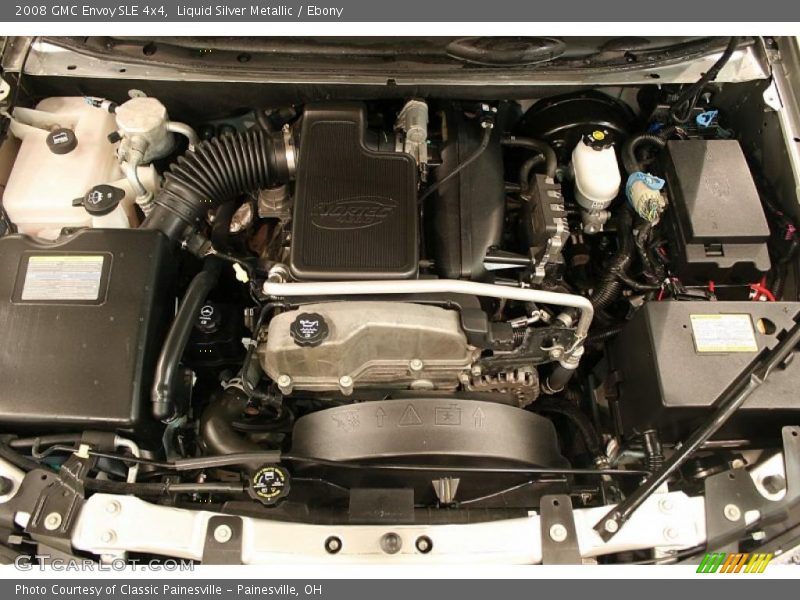 Liquid Silver Metallic / Ebony 2008 GMC Envoy SLE 4x4